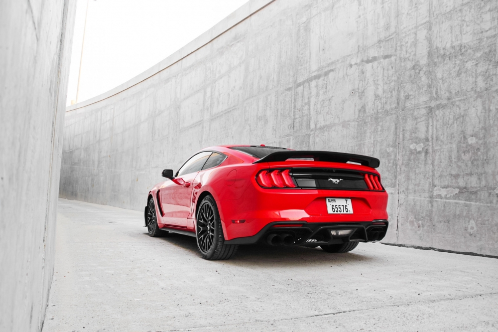 Red Ford Mustang Shelby GT350 Kit Coupe V4 2020